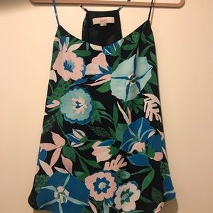 Loft racerback floral tank